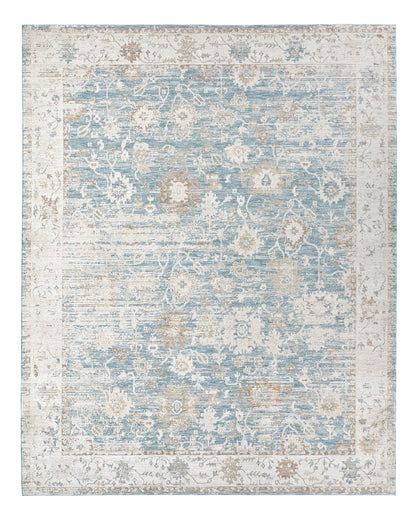Zarif Lupine ZAR01 Blue/Beige Rug - Chapin Furniture