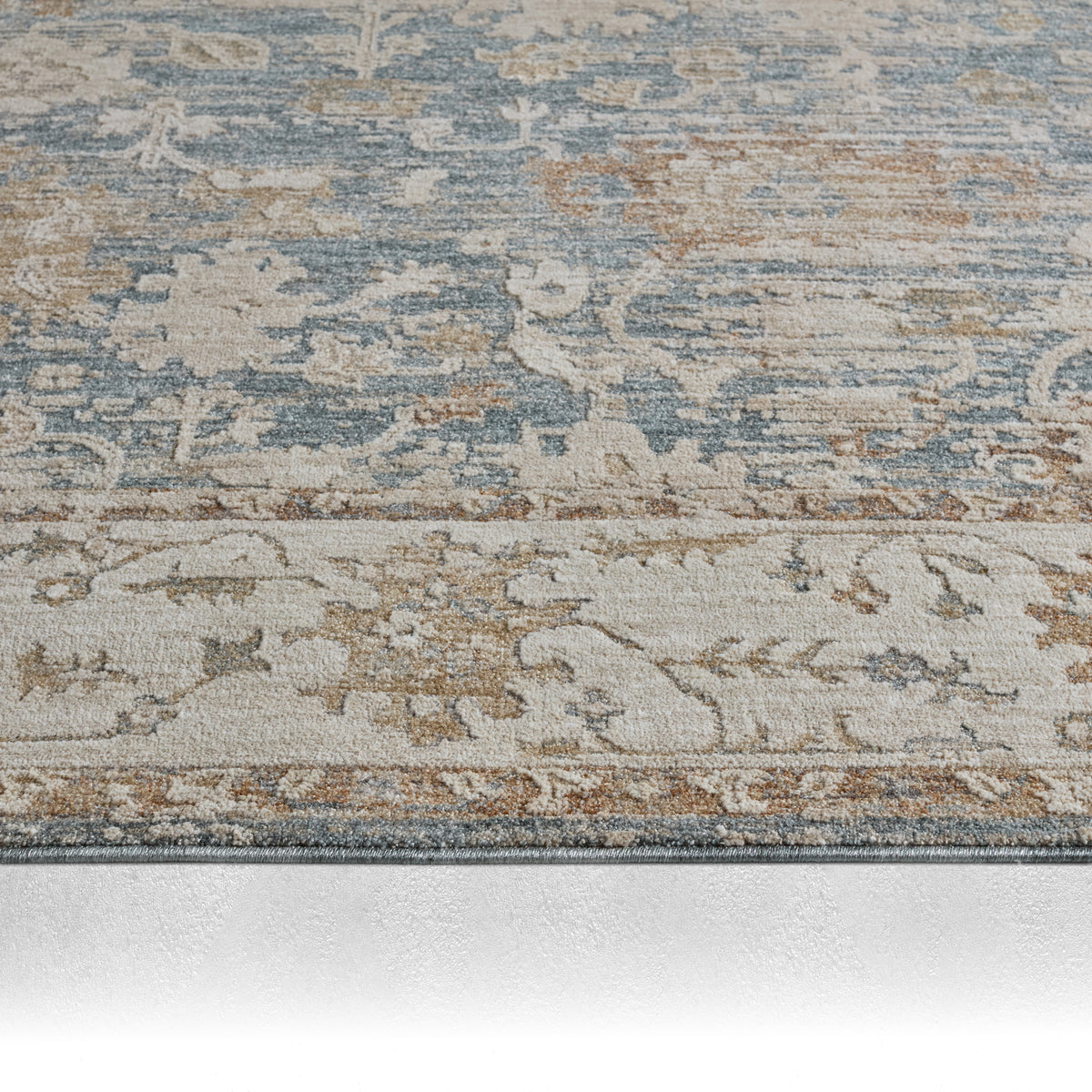 Zarif Lupine ZAR01 Blue/Beige Rug - Chapin Furniture