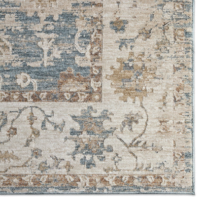 Zarif Lupine ZAR01 Blue/Beige Rug - Chapin Furniture