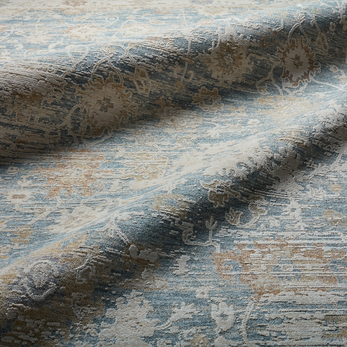 Zarif Lupine ZAR01 Blue/Beige Rug - Chapin Furniture