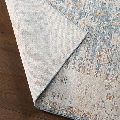 Zarif Lupine ZAR01 Blue/Beige Rug - Chapin Furniture