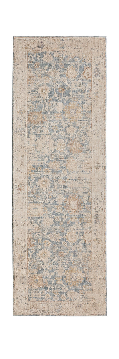 Zarif Lupine ZAR01 Blue/Beige Rug - Chapin Furniture