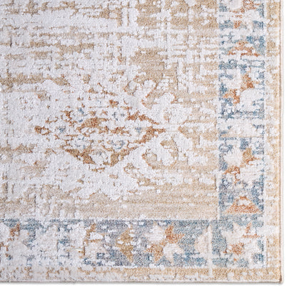 Zarif Orin ZAR06 Tan/Blue Rug - Chapin Furniture