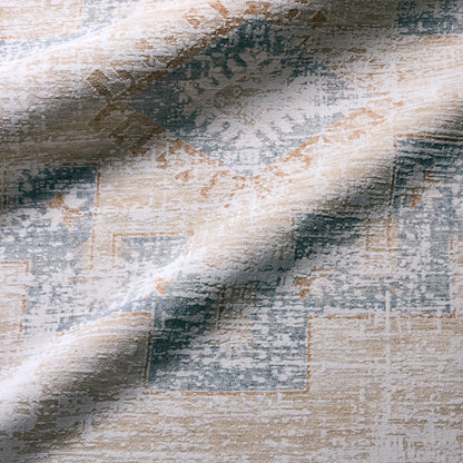 Zarif Orin ZAR06 Tan/Blue Rug - Chapin Furniture