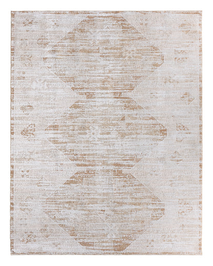 Zarif Pandra ZAR07 Tan/Ivory Rug - Chapin Furniture