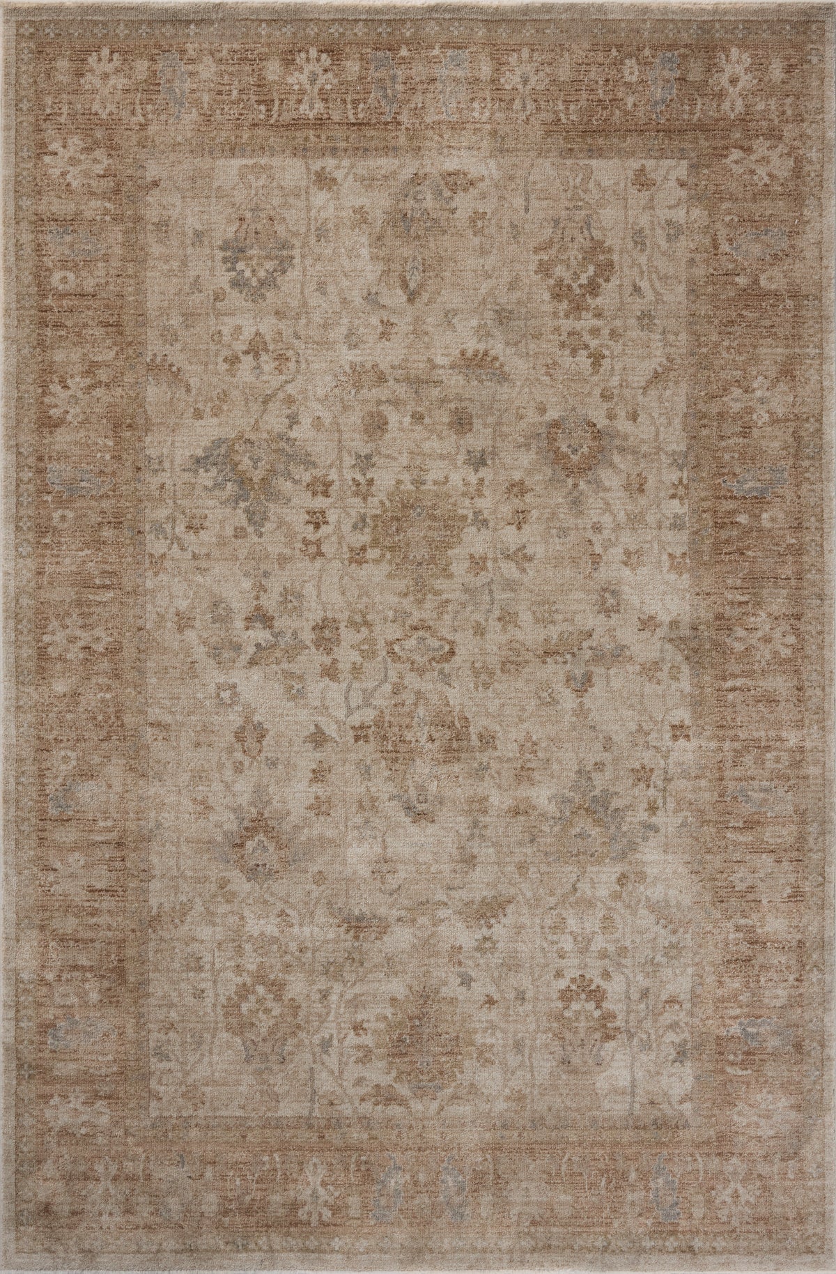 Zenith 07 Beige/Clay Rug - Chapin Furniture