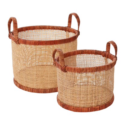 Maple Basket- Set of 2, Brown - Chapin Furniture