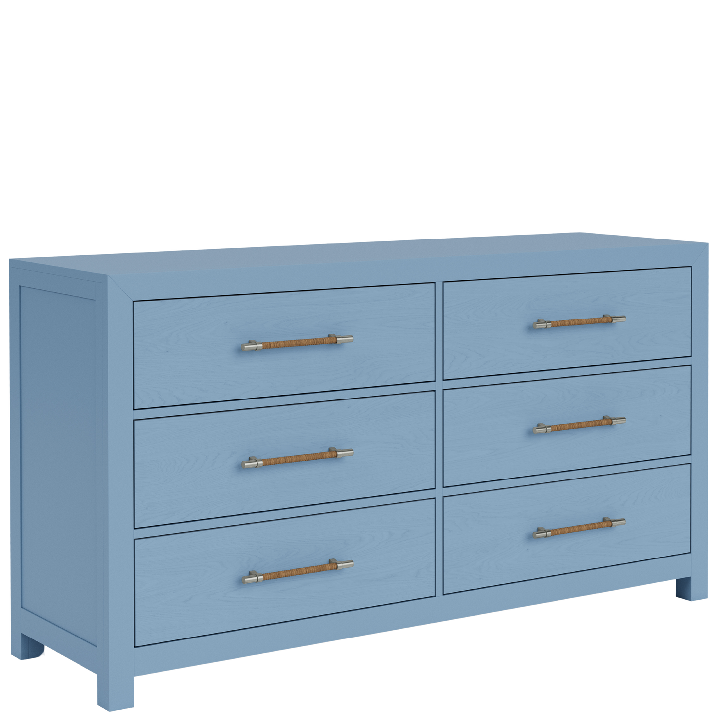 Rosalie Six Drawer Dresser -Blue - Chapin Furniture