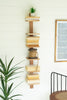 Acacia Wood Six-Tiered Vertical Shelf - Chapin Furniture