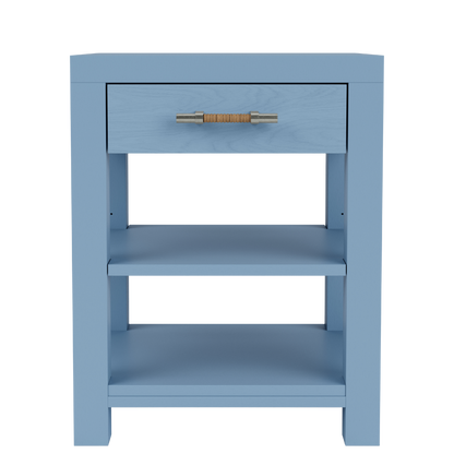 Rosalie One Drawer Nightstand- Blue - Chapin Furniture