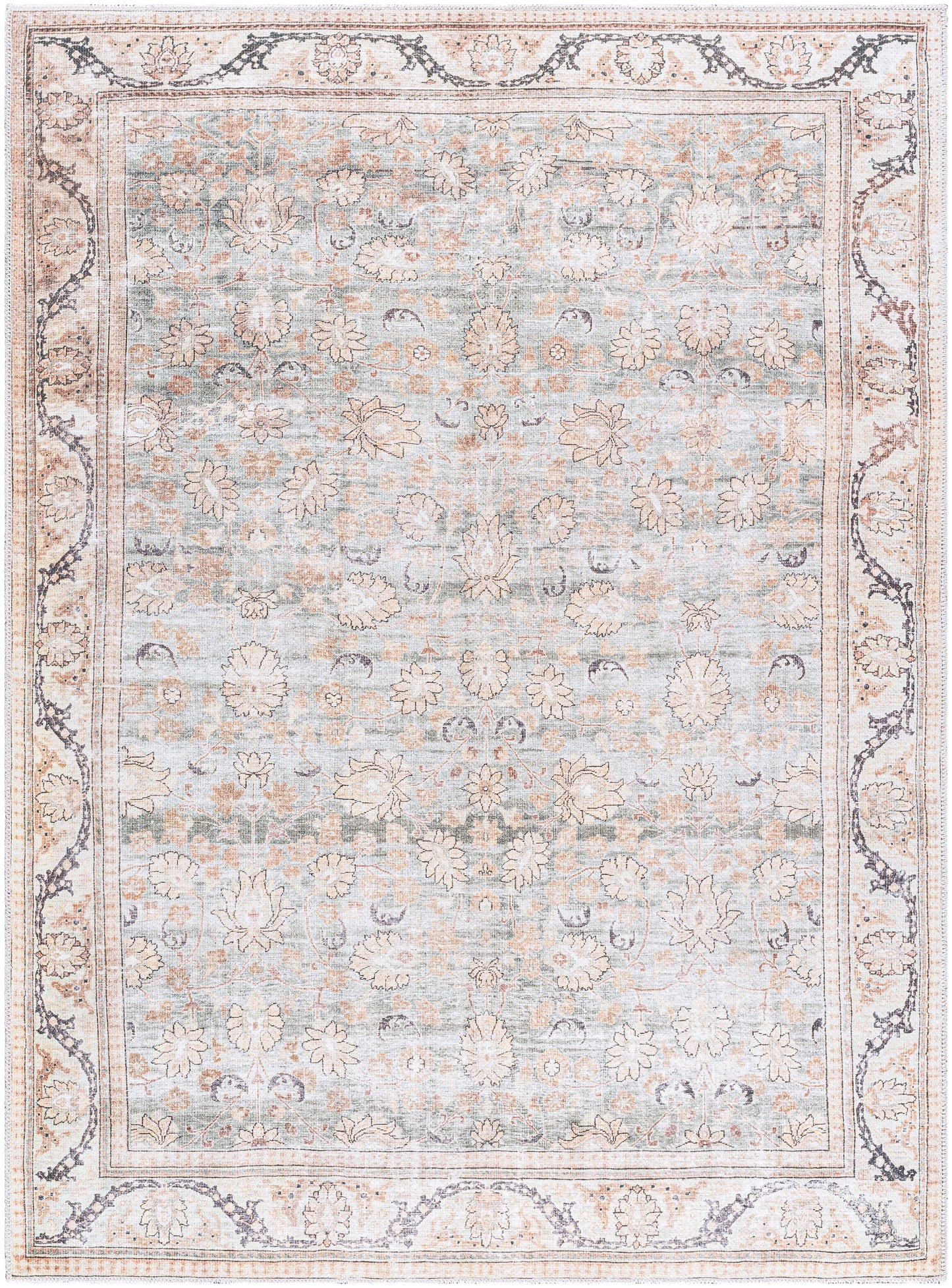 Amelie Rug - AML2398 - Beige, Black - Chapin Furniture
