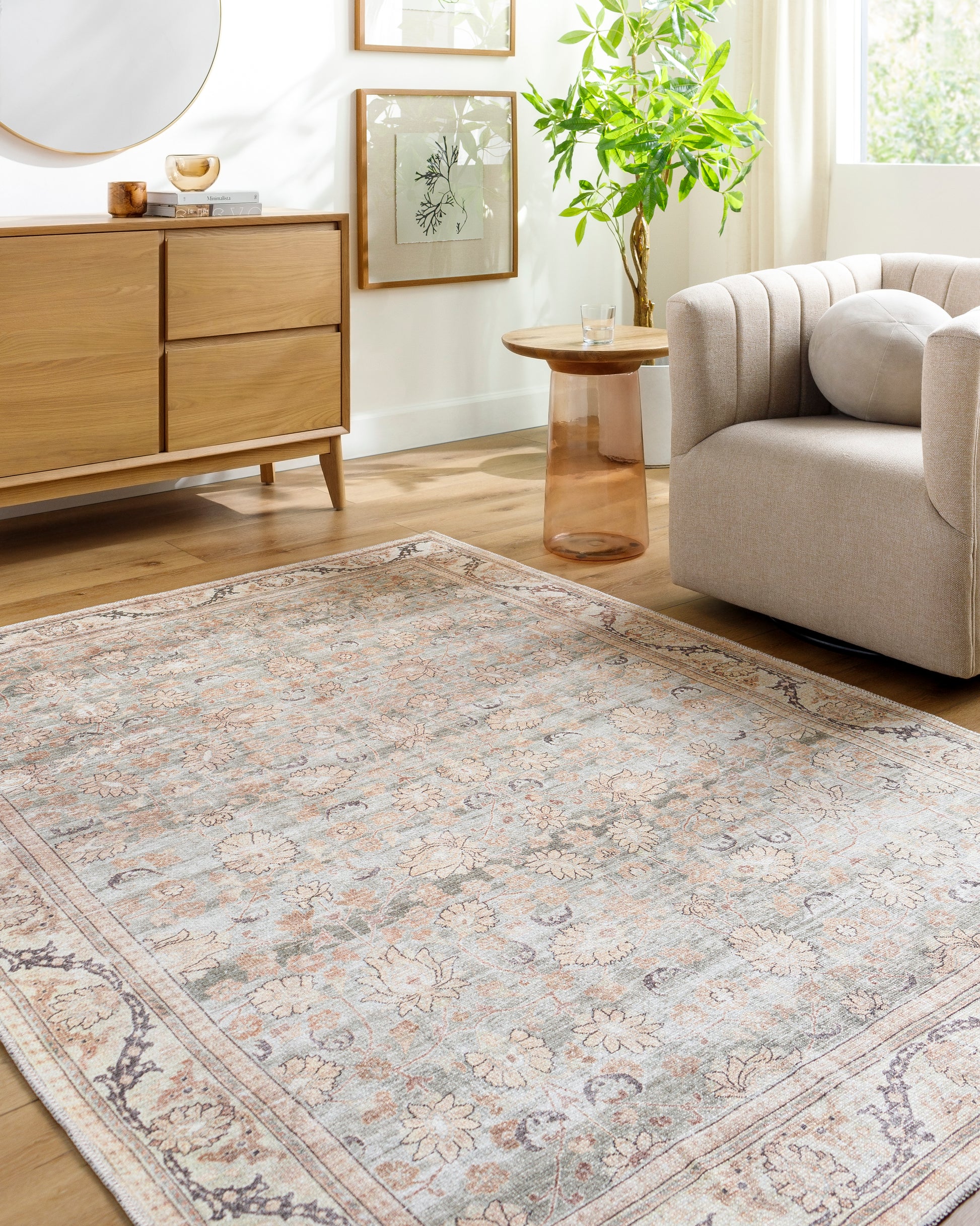 Amelie Rug - AML2398 - Beige, Black - Chapin Furniture