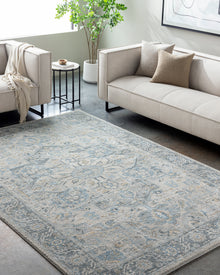 Avellino AVL-2301 Rug- Beige, Gray, Blue - Chapin Furniture