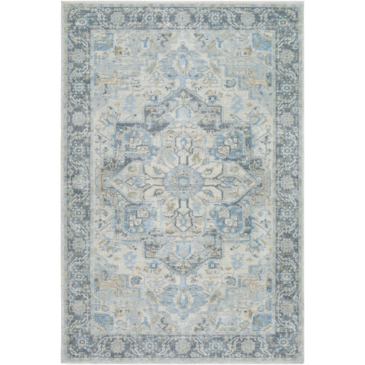 Avellino AVL-2301 Rug- Beige, Gray, Blue - Chapin Furniture