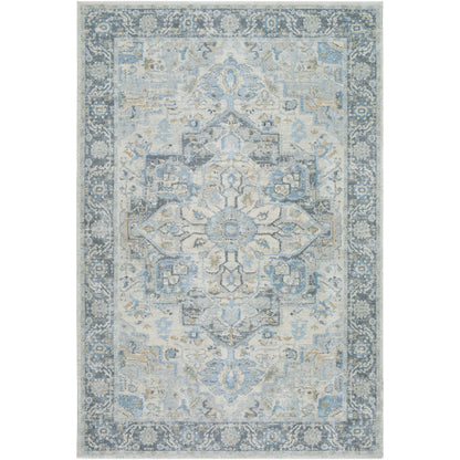 Avellino AVL-2301 Rug- Beige, Gray, Blue - Chapin Furniture