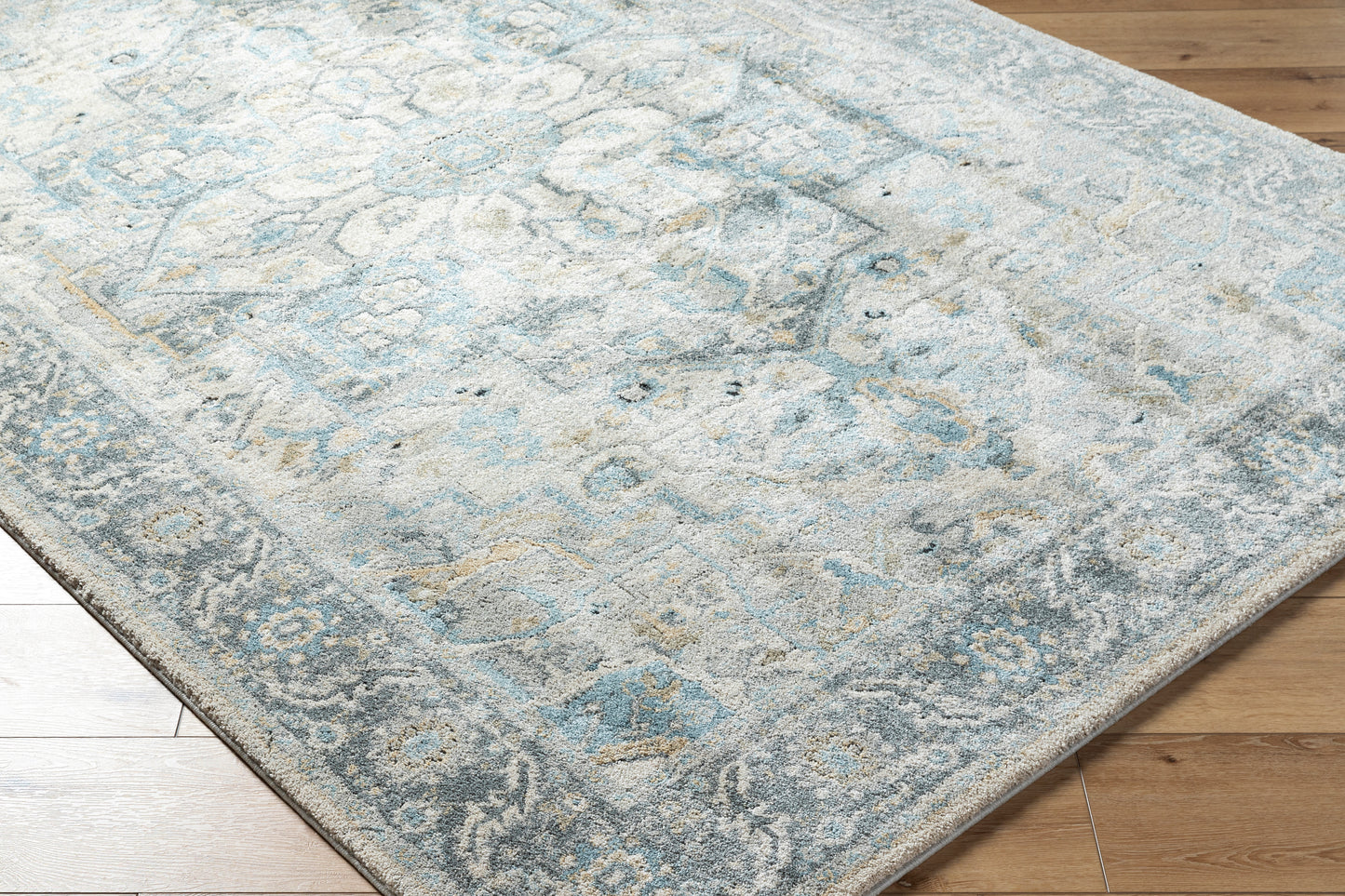 Avellino AVL-2301 Rug- Beige, Gray, Blue - Chapin Furniture