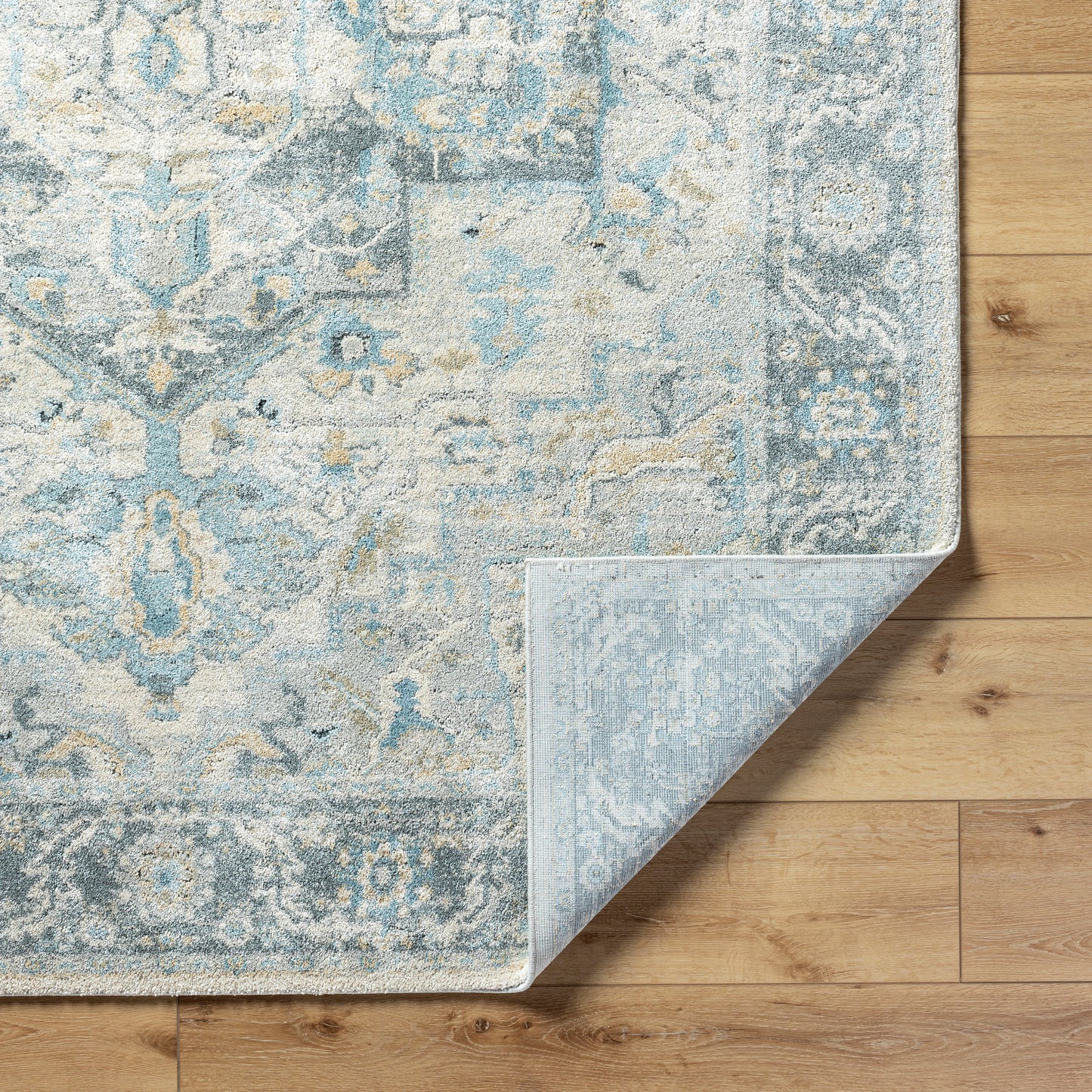 Avellino AVL-2301 Rug- Beige, Gray, Blue - Chapin Furniture