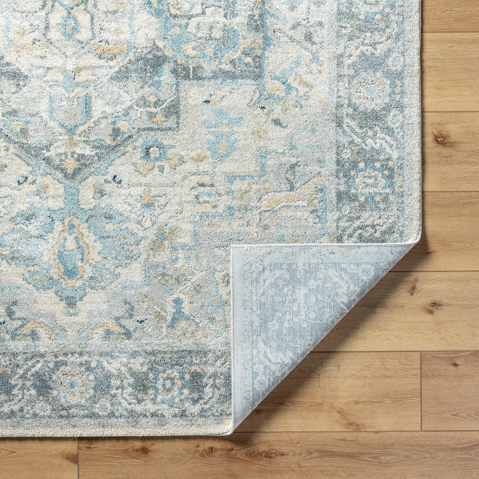 Avellino AVL-2301 Rug- Beige, Gray, Blue - Chapin Furniture