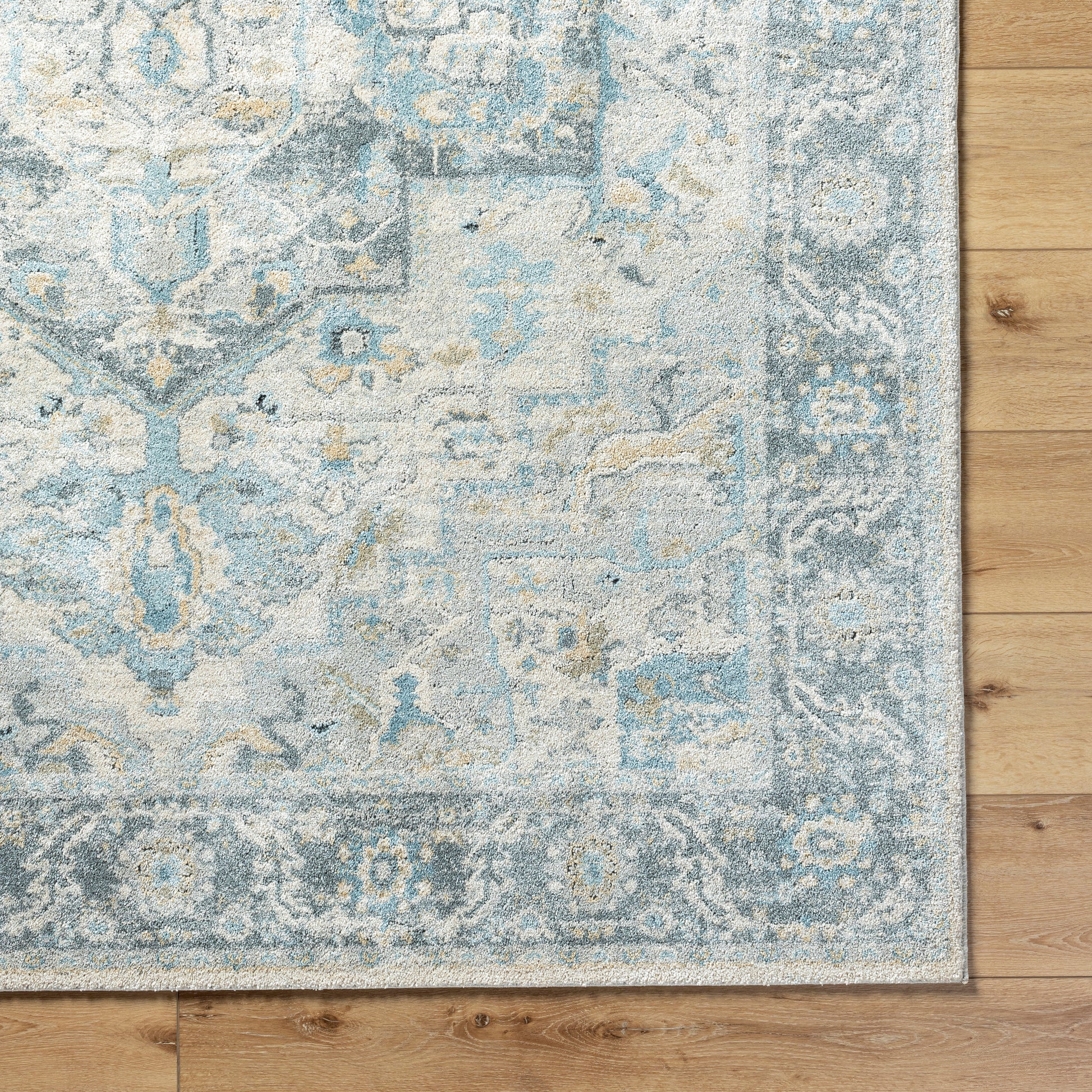 Avellino AVL-2301 Rug- Beige, Gray, Blue - Chapin Furniture