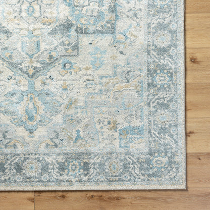 Avellino AVL-2301 Rug- Beige, Gray, Blue - Chapin Furniture