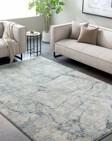 Avellino AVL-2307 Rug-  Beige, Blue, Gray - Chapin Furniture