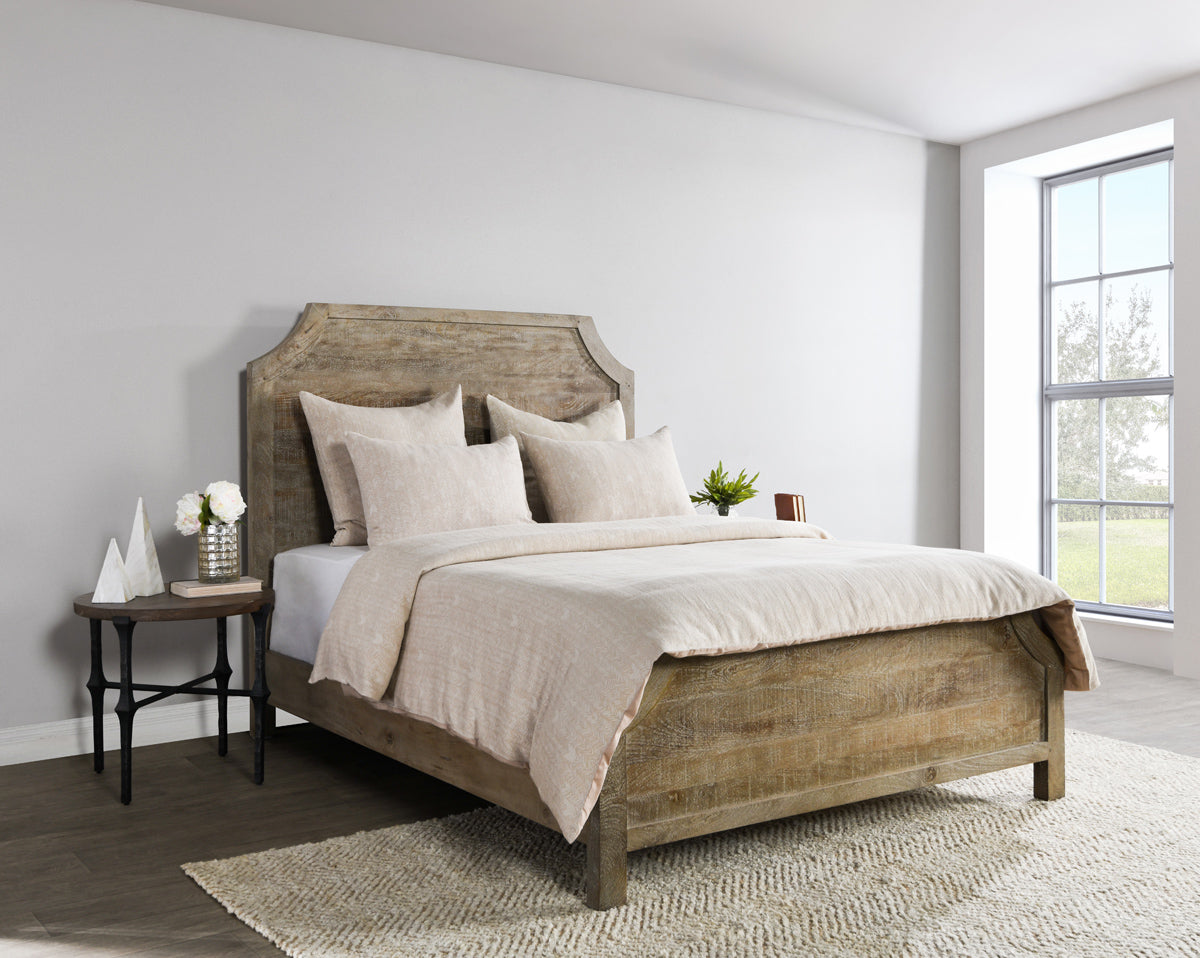 French Herringbone Natural Duvet Collection - Chapin Furniture