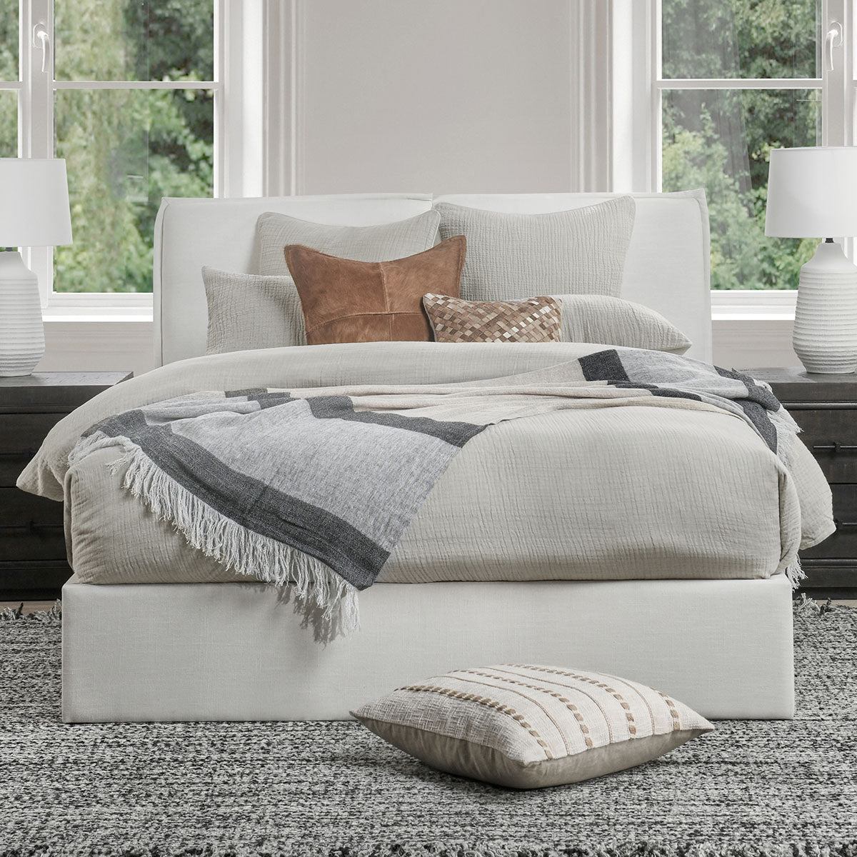 Cardiff Gray Duvet Collection - Chapin Furniture