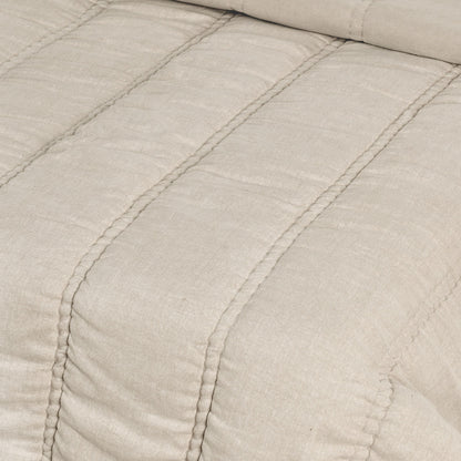 Rowen Quilt Collection-Taupe - Chapin Furniture