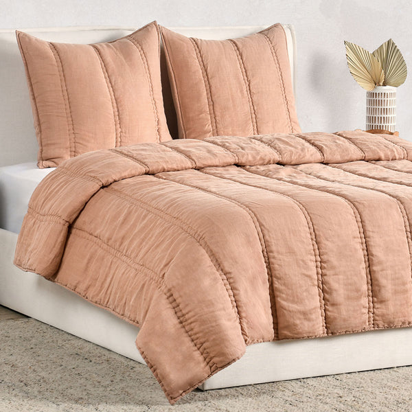 Rowen Quilt Collection-Clay - Chapin Furniture