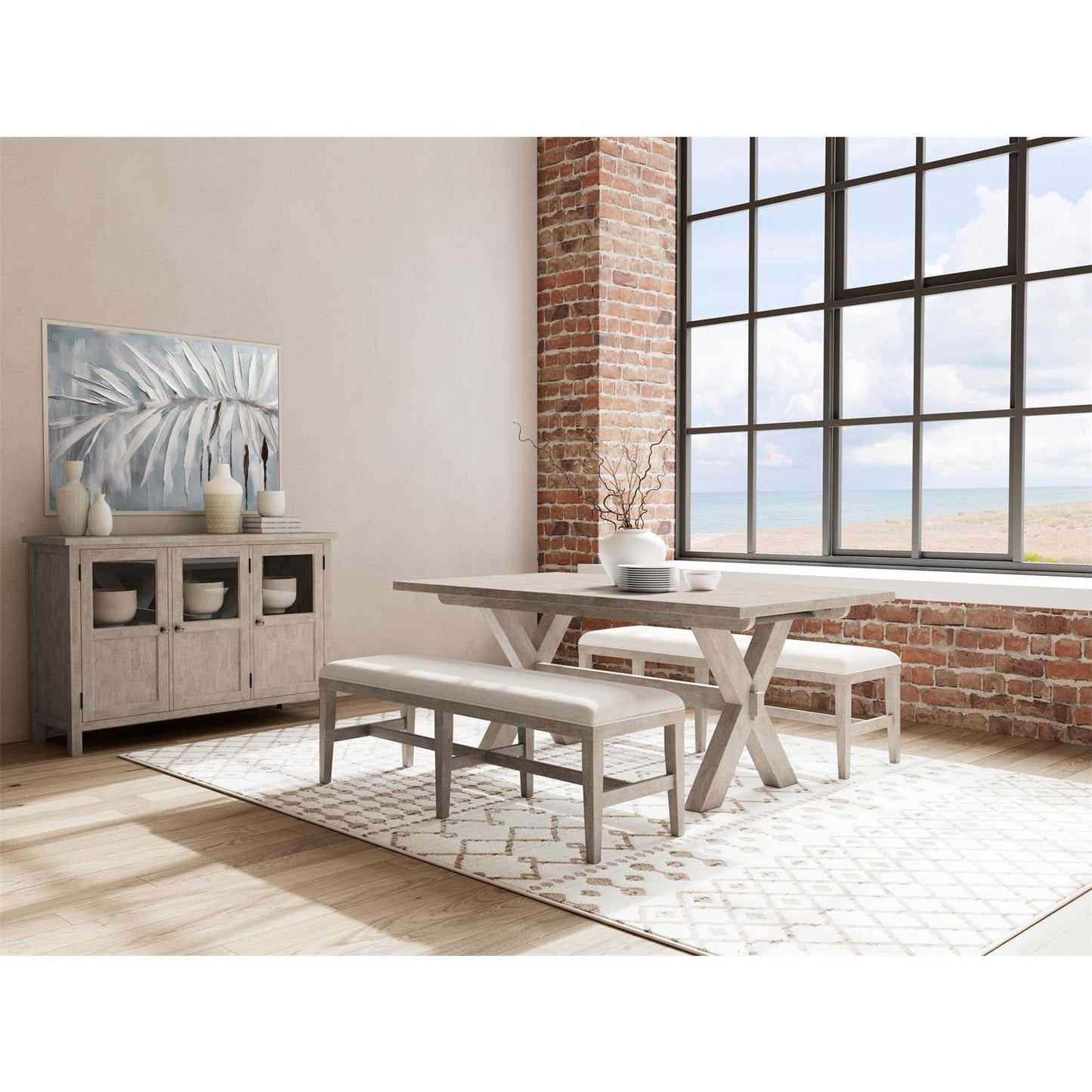 Bennett 58" Upholstered Dining Bench - Chapin Furniture