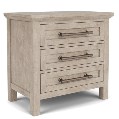 Bennett Three Drawer Nightstand - Chapin Furniture