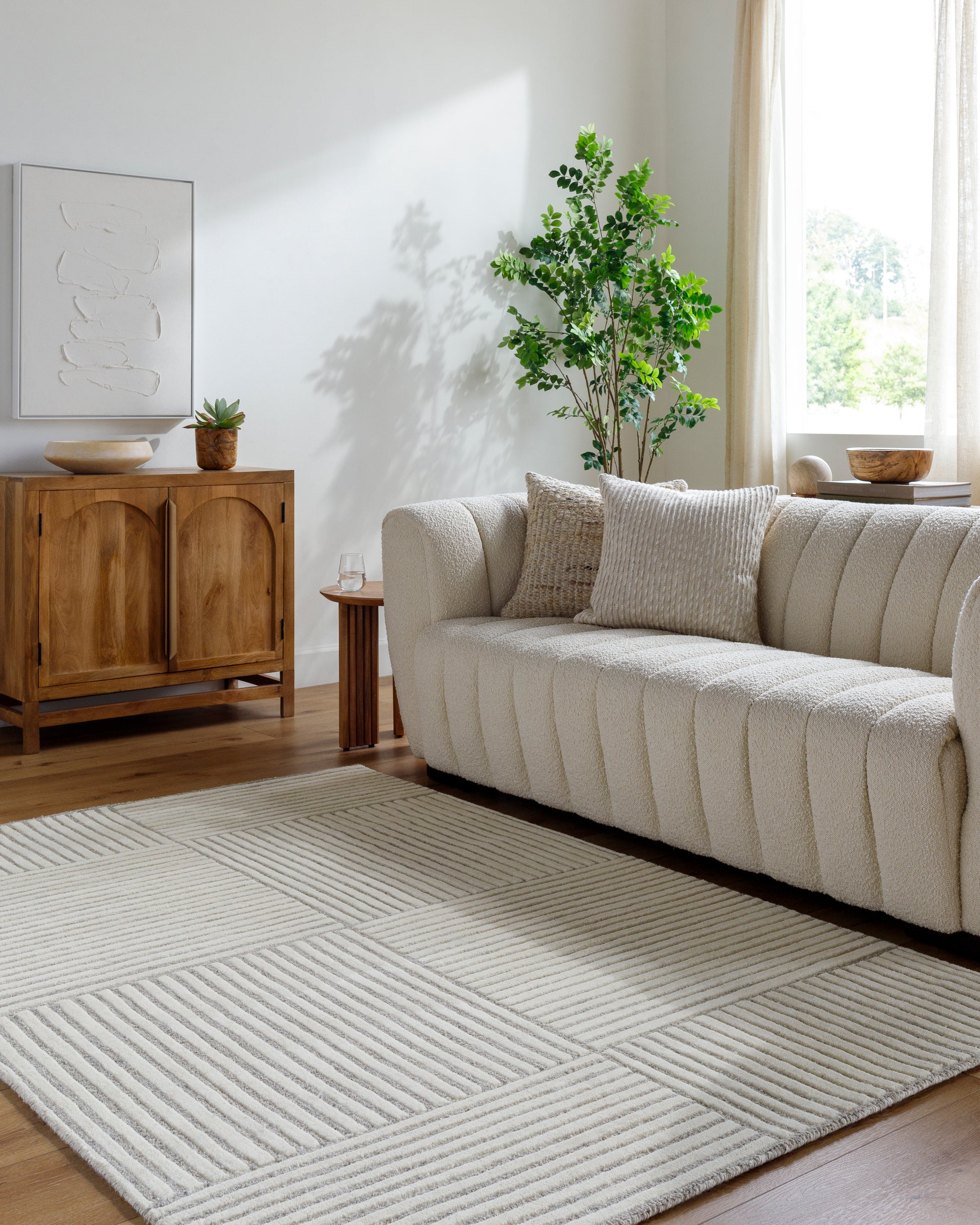 Brook BKO-2321 Rug- Gray, Cream - Chapin Furniture