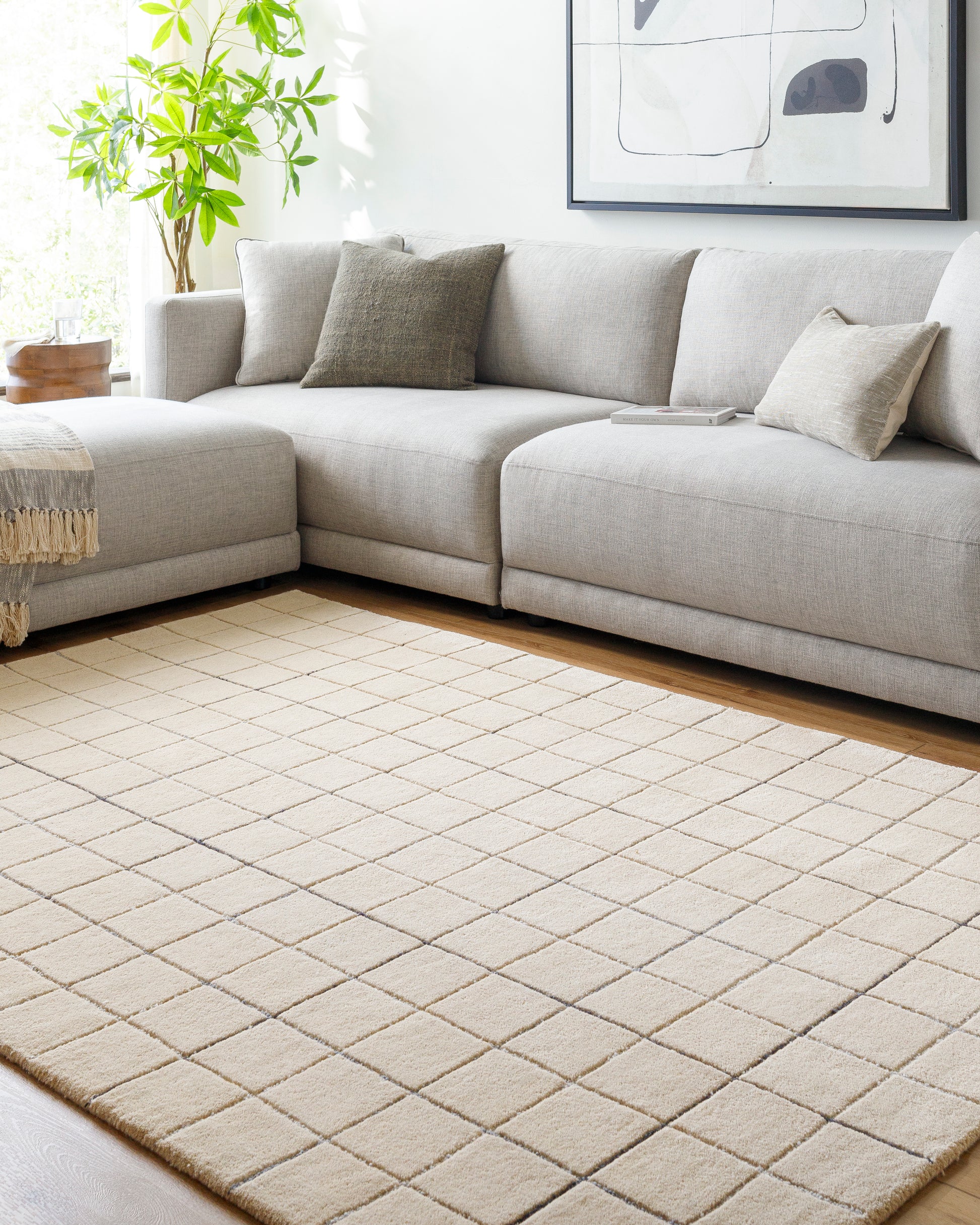 Brook BKO-2343 Rug-Tan, Black, Gray - Chapin Furniture