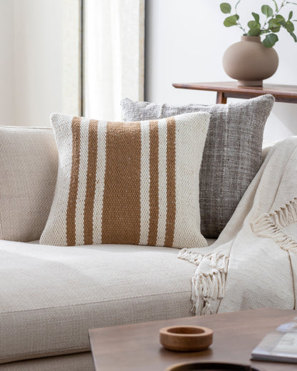 Becki Owens Brett BOBT-005 Ivory, Gold Pillow - Chapin Furniture