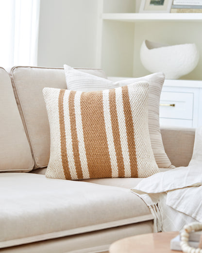 Becki Owens Brett BOBT-005 Ivory, Gold Pillow - Chapin Furniture