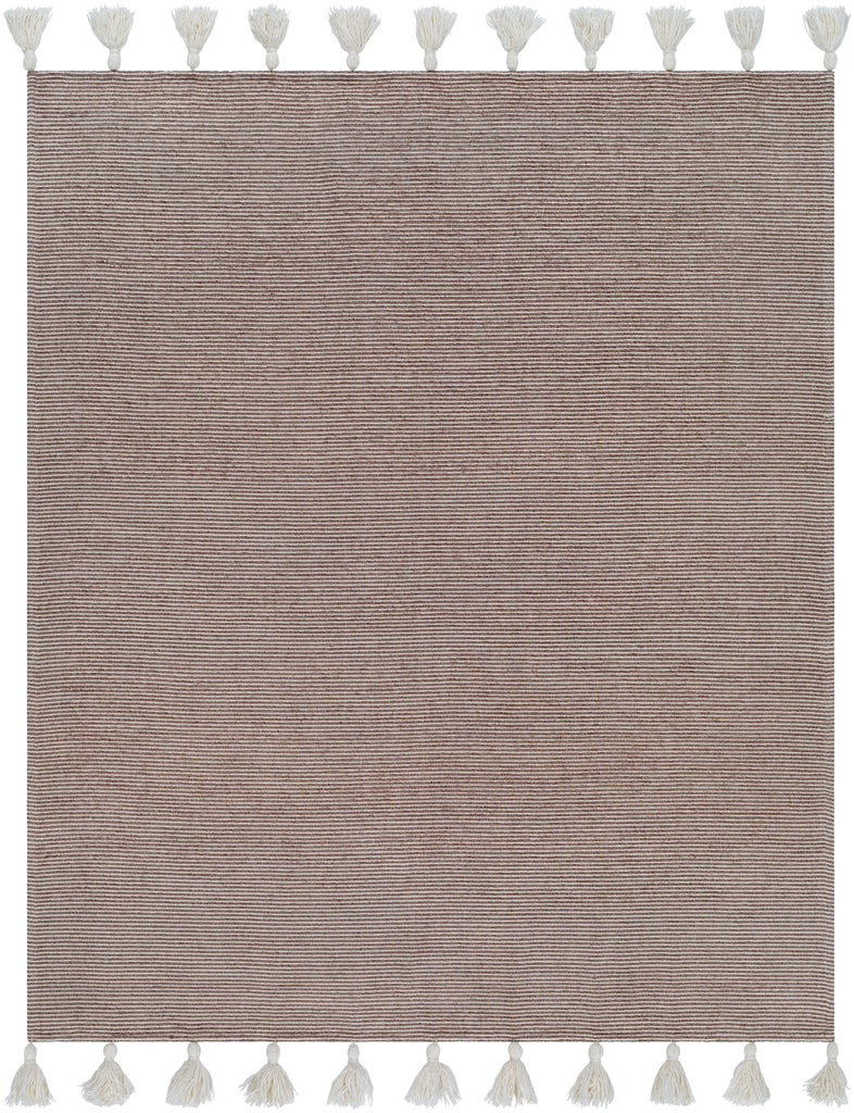 Becki Owens Kapri BOKI-1002 Dark Brown, Cream Throw - Chapin Furniture