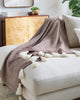 Becki Owens Kapri BOKI-1002 Dark Brown, Cream Throw - Chapin Furniture