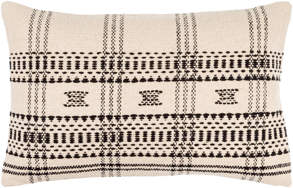 Becki Owens Myrna BOMA-001 Black, Beige Pillow - Chapin Furniture