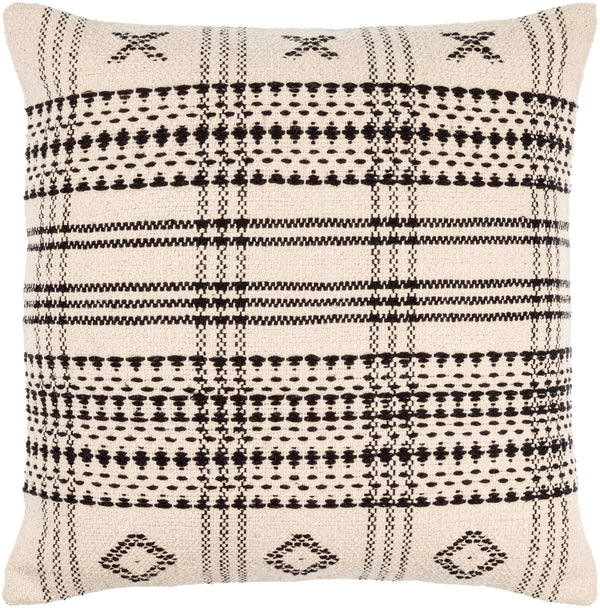 Becki Owens Myrna BOMA-001 Black, Beige Pillow - Chapin Furniture