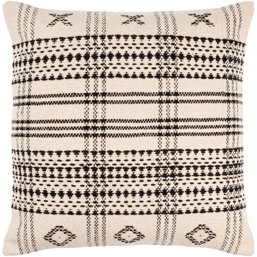 Becki Owens Myrna BOMA-001 Black, Beige Pillow - Chapin Furniture