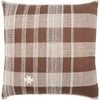 Becki Owens Myrna BOMA-003 Brown, White Pillow - Chapin Furniture