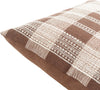 Becki Owens Myrna BOMA-003 Brown, White Pillow - Chapin Furniture