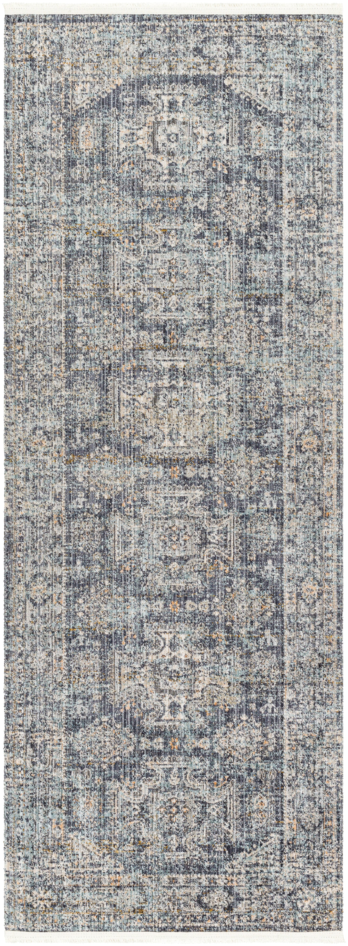 Becki Owens Margaret Rug- Black/Blue 2301 - Chapin Furniture