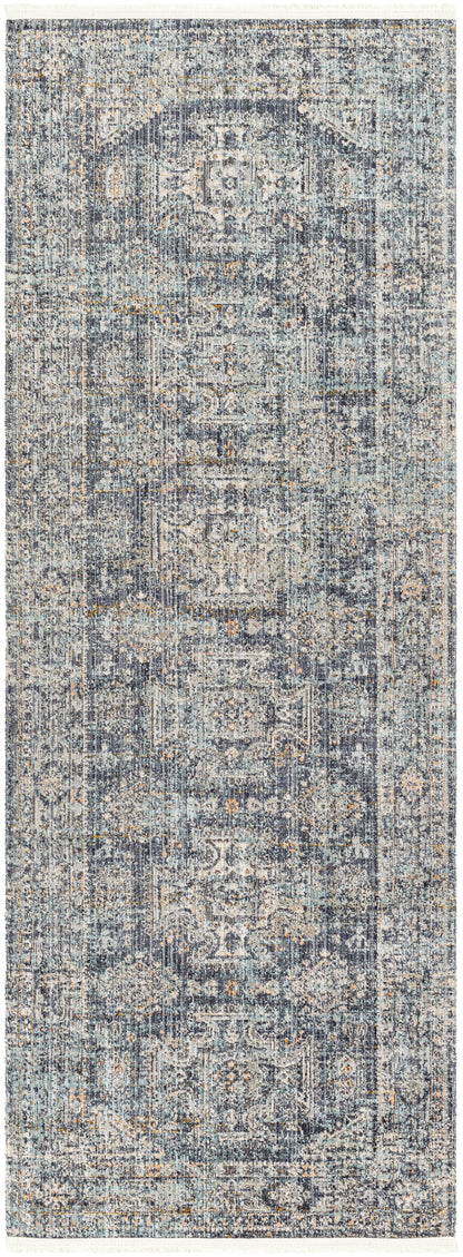Becki Owens Margaret Rug- Black/Blue 2301 - Chapin Furniture