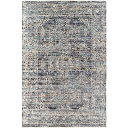 Becki Owens Margaret Rug- Black/Blue 2301 - Chapin Furniture