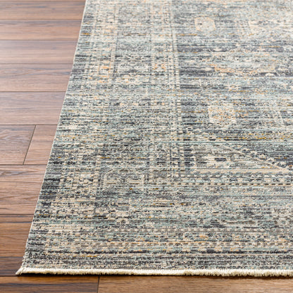 Becki Owens Margaret Rug- Black/Blue 2301 - Chapin Furniture