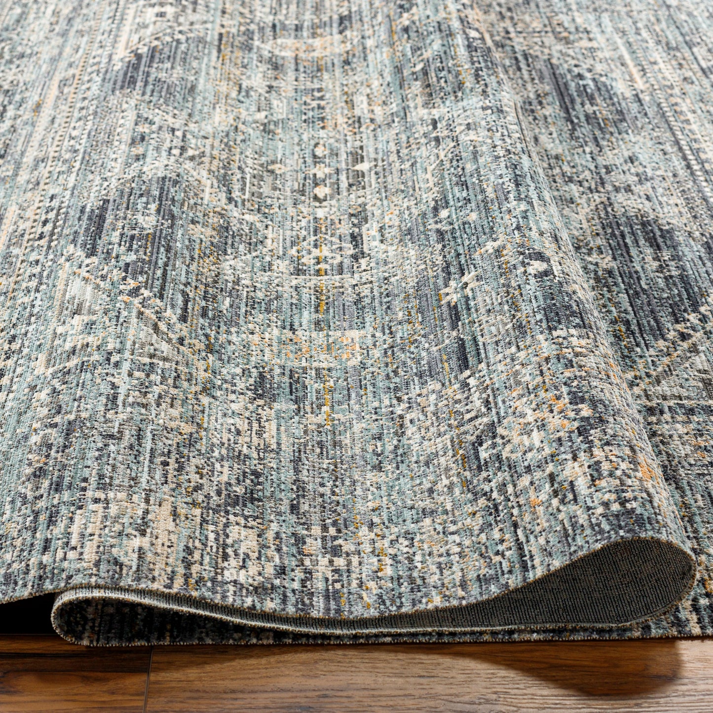 Becki Owens Margaret Rug- Black/Blue 2301 - Chapin Furniture