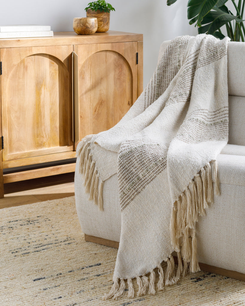 Becki Owens Prolo BOPO-1001 Beige, Gray Throw - Chapin Furniture