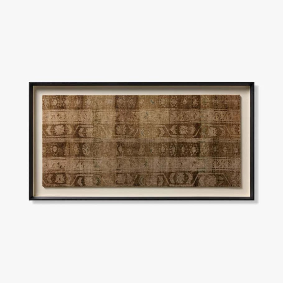 Amber Lewis x Loloi Carmella Brown / Beige 4'-8" x 2'-4" Wall Art - Chapin Furniture