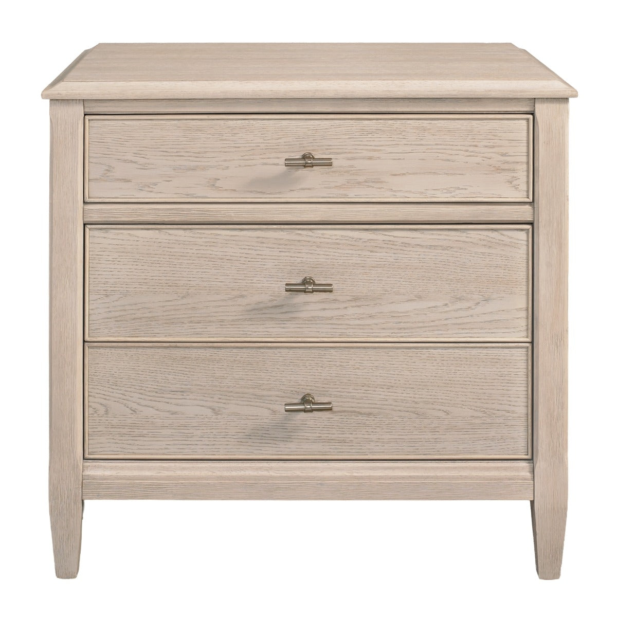 Carmella Three Drawer Nightstand
